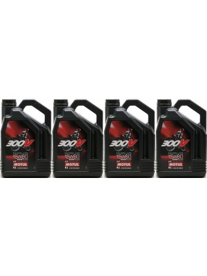 Motul 300V 4T Factory Line 15W-60 Off Road Motorrad Motoröl 4x 4l = 16 Liter