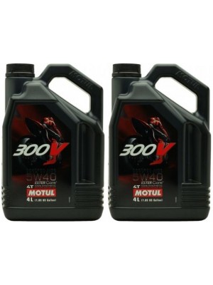 Motul 300V Factory Line Road Racing 5W-40 Motorrad Motoröl 2x 4l = 8 Liter