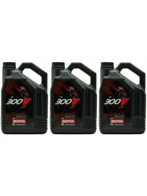 Motul 300V Factory Line Road Racing 5W-40 Motorrad Motoröl 3x 4l = 12 Liter