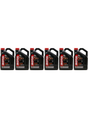 Motul 7100 ester 10W-60 4T Motorrad Motoröl 6x 4l = 24 Liter