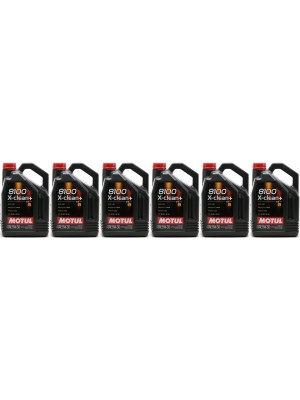 Motul 8100 X-clean + 5W-30 Motoröl 6x 5 = 30 Liter
