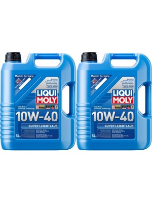 Liqui Moly 1301 Super Leichtlauföl 10W-40 Diesel & Benziner Motoröl 2x5=10 Liter