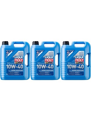 Liqui Moly 1301 Super Leichtlauföl 10W-40 Diesel & Benziner Motoröl 3x5=15 Liter