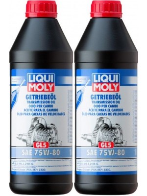 Liqui Moly 3658 Getriebeöl GL5 75W-80 2x 1l = 2 Liter