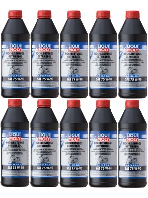 Liqui Moly 4434 Hochleistungs Getriebeöl GL4+ (GL4/GL5) 75W-90 10x 1l = 10 Liter