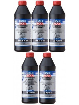 Liqui Moly 4434 Hochleistungs Getriebeöl GL4+ (GL4/GL5) 75W-90 5x 1l = 5 Liter