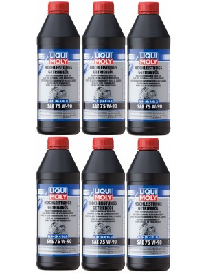 Liqui Moly 4434 Hochleistungs Getriebeöl GL4+ (GL4/GL5) 75W-90 6x 1l = 6 Liter