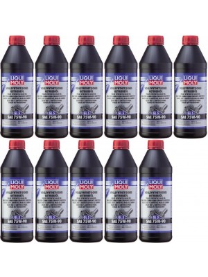 Liqui Moly 1414 Vollsynthetisches Getriebeöl GL5 SAE 75W-90 11x 1l = 11 Liter