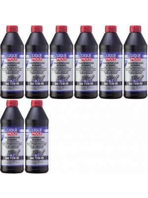 Liqui Moly 1414 Vollsynthetisches Getriebeöl GL5 SAE 75W-90 8x 1l = 8 Liter