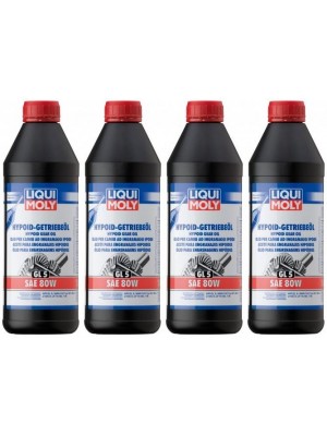 Liqui Moly 1025 Hypoid Getriebeöl GL5 SAE 80W 4x 1l = 4 Liter