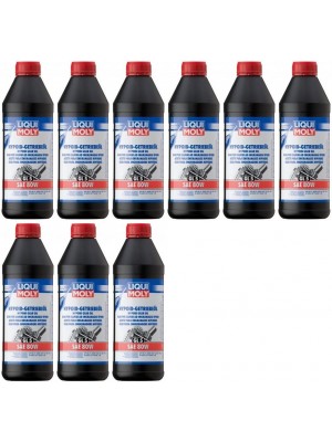 Liqui Moly 1025 Hypoid Getriebeöl GL5 SAE 80W 9x 1l = 9 Liter