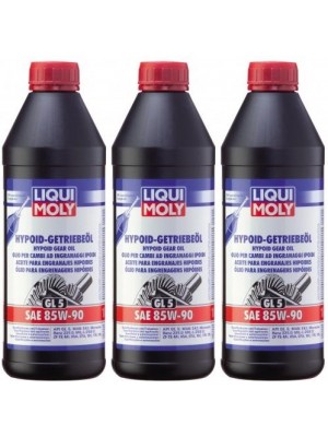 Liqui Moly 1035 Hypoid Getriebeöl GL5 SAE 85W-90 3x 1l = 3 Liter