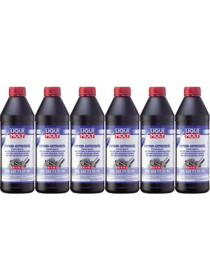 Liqui Moly 1407 Hypoid Getriebeöl TDL SAE 75W-90 GL4/GL5 6x 1l = 6 Liter