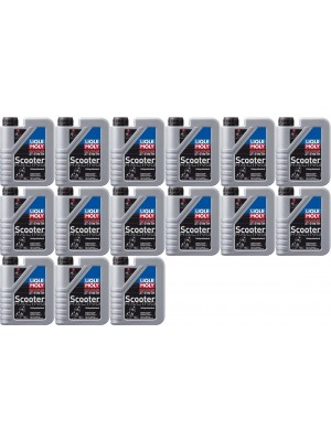 Liqui Moly 1053 Racing Scooter 2T Synth Motorrad Motoröl 15x 1l = 15 Liter