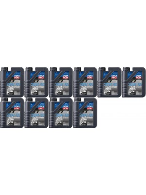 Liqui Moly 1500 Motorbike 4T 20W-50 Motorrad Motoröl Street 10x 1l = 10 Liter