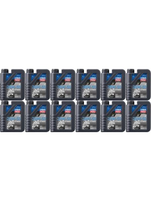 Liqui Moly 1500 Motorbike 4T 20W-50 Motorrad Motoröl Street 12x 1l = 12 Liter