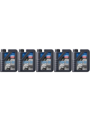 Liqui Moly 1500 Motorbike 4T 20W-50 Motorrad Motoröl Street 5x 1l = 5 Liter