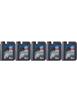 Liqui Moly 1500 Motorbike 4T 20W-50 Motorrad Motoröl Street 5x 1l = 5 Liter