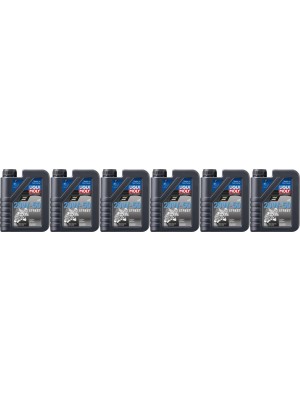 Liqui Moly 1500 Motorbike 4T 20W-50 Motorrad Motoröl Street 6x 1l = 6 Liter