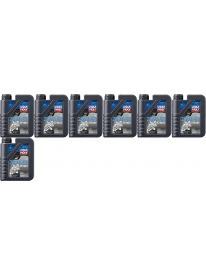 Liqui Moly 1500 Motorbike 4T 20W-50 Motorrad Motoröl Street 7x 1l = 7 Liter