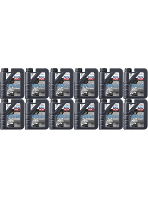 Liqui Moly 1521 Racing 4T 10W-40 Motorrad Motoröl 12x 1l = 12 Liter