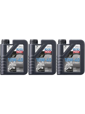 Liqui Moly 1521 Racing 4T 10W-40 Motorrad Motoröl 3x 1l = 3 Liter