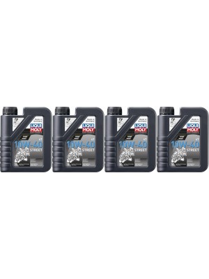 Liqui Moly 1521 Racing 4T 10W-40 Motorrad Motoröl 4x 1l = 4 Liter