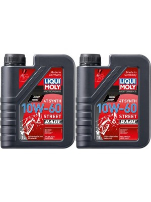 Liqui Moly 1525 Racing Synth 4T 10W-60 Motorrad Motoröl 2x 1l = 2 Liter