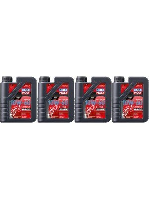 Liqui Moly 1525 Racing Synth 4T 10W-60 Motorrad Motoröl 4x 1l = 4 Liter