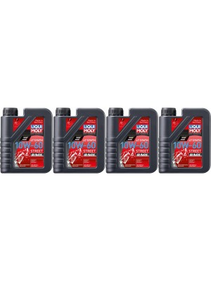 Liqui Moly 1525 Racing Synth 4T 10W-60 Motorrad Motoröl 4x 1l = 4 Liter