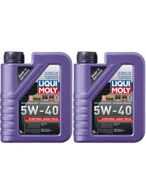 Liqui Moly 1306 Synthoil High Tech 5W-40 Motoröl 2x 1l = 2 Liter