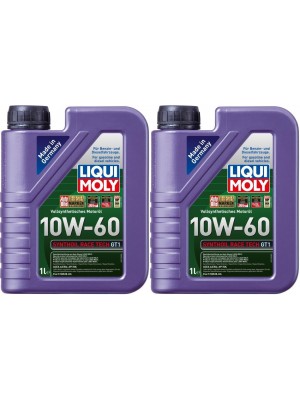 Liqui Moly 1390 Synthoil Race Tech GT1 10W-60 Motoröl 2x 1l = 2 Liter