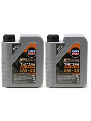 Liqui Moly 3706 5W-30 Top Tec 4200 Longlife III Motoröl 2x 1l = 2 Liter