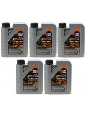 Liqui Moly 3706 5W-30 Top Tec 4200 Longlife III Motoröl 5x 1l = 5 Liter