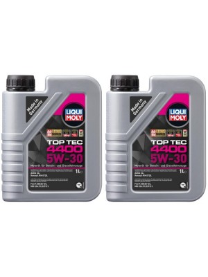 Liqui Moly 3750 5W-30 Top Tec 4400 Motoröl 2x 1l = 2 Liter