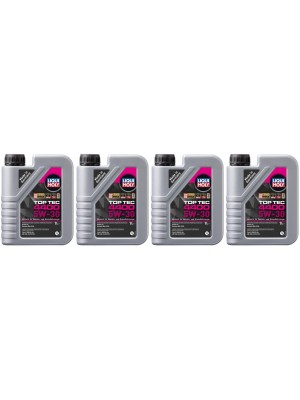 Liqui Moly 3750 5W-30 Top Tec 4400 Motoröl 4x 1l = 4 Liter