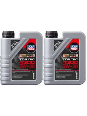 Liqui Moly 3740 5W-30 Top Tec 4300 Motoröl 2x 1l = 2 Liter