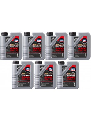 Liqui Moly 3740 5W-30 Top Tec 4300 Motoröl 7x 1l = 7 Liter