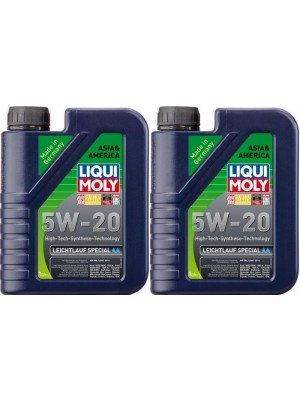Liqui Moly 7657 Leichtlauf Special AA 5W-20 Motoröl 2x 1l = 2 Liter