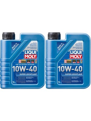 Liqui Moly 1300 Super Leichtlauföl 10W-40 Diesel & Benziner 2x 1l = 2 Liter
