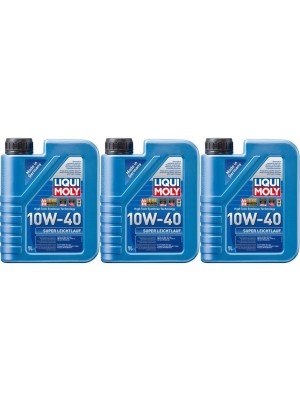 Liqui Moly 1300 Super Leichtlauföl 10W-40 Diesel & Benziner 3x 1l = 3 Liter