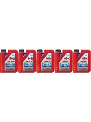 Liqui Moly 1305 Nachfüll Öl 5W-40 Motoröl 5x 1l = 5 Liter