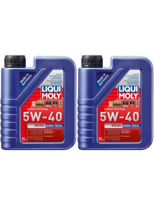 Liqui Moly 1331 Diesel High Tech 5W-40 Motoröl 2x 1l = 2 Liter