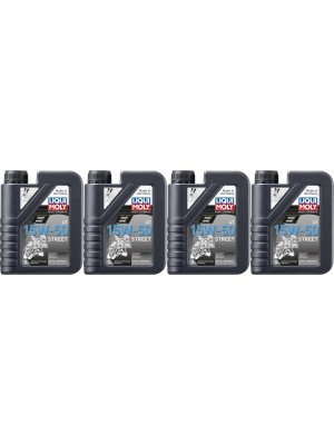 Liqui Moly 2555 Racing 4T 15W-50 Motorrad Motoröl 4x 1l = 4 Liter