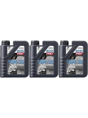 Liqui Moly 2526 Racing 4T 10W-30 Motorrad Motoröl 3x 1l = 3 Liter