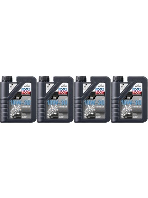 Liqui Moly 2526 Racing 4T 10W-30 Motorrad Motoröl 4x 1l = 4 Liter