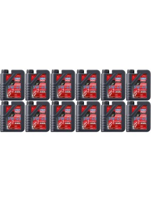 Liqui Moly 2592 Racing Synth 4T Motorrad Motoröl 5W-40 12x 1l = 12 Liter