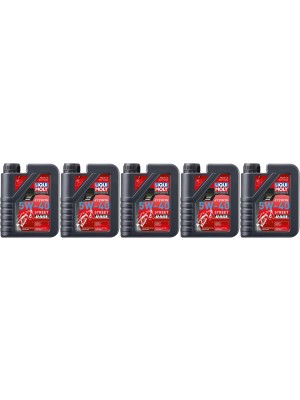 Liqui Moly 2592 Racing Synth 4T Motorrad Motoröl 5W-40 5x 1l = 5 Liter
