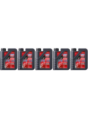 Liqui Moly 2592 Racing Synth 4T Motorrad Motoröl 5W-40 5x 1l = 5 Liter