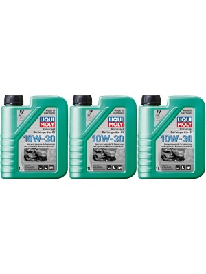 Liqui Moly 1273 Universal Gartengeräte-Öl 10W-30 Motoröl 3x 1l = 3 Liter